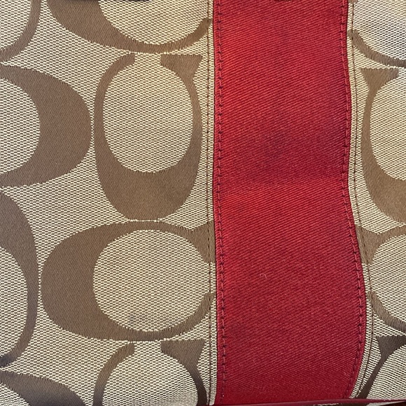 Coach Vintage Signature framed kisslock satchel - Picture 6 of 10